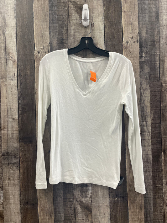 Top Long Sleeve By A New Day In White, Size: S