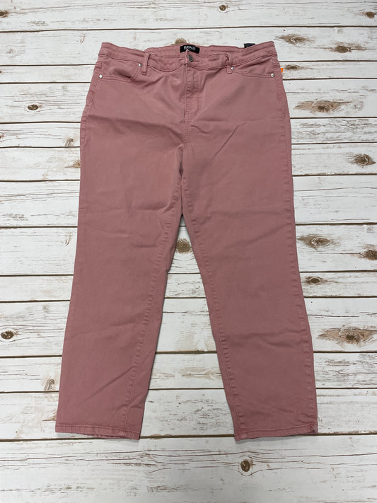 Jeans Straight By Buffalo David Bitton In Mauve, Size: 16