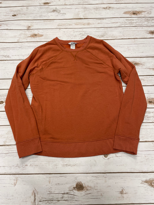 Sweatshirt Crewneck By Duluth Trading In Orange, Size: S