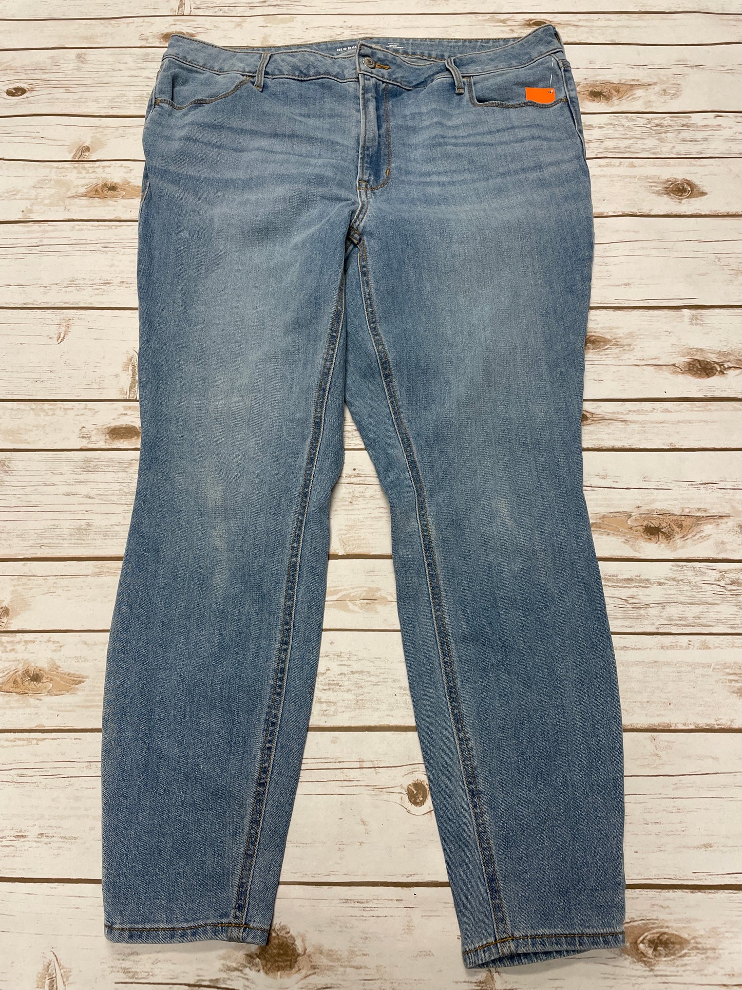 Jeans Skinny By Old Navy In Blue Denim, Size: 20