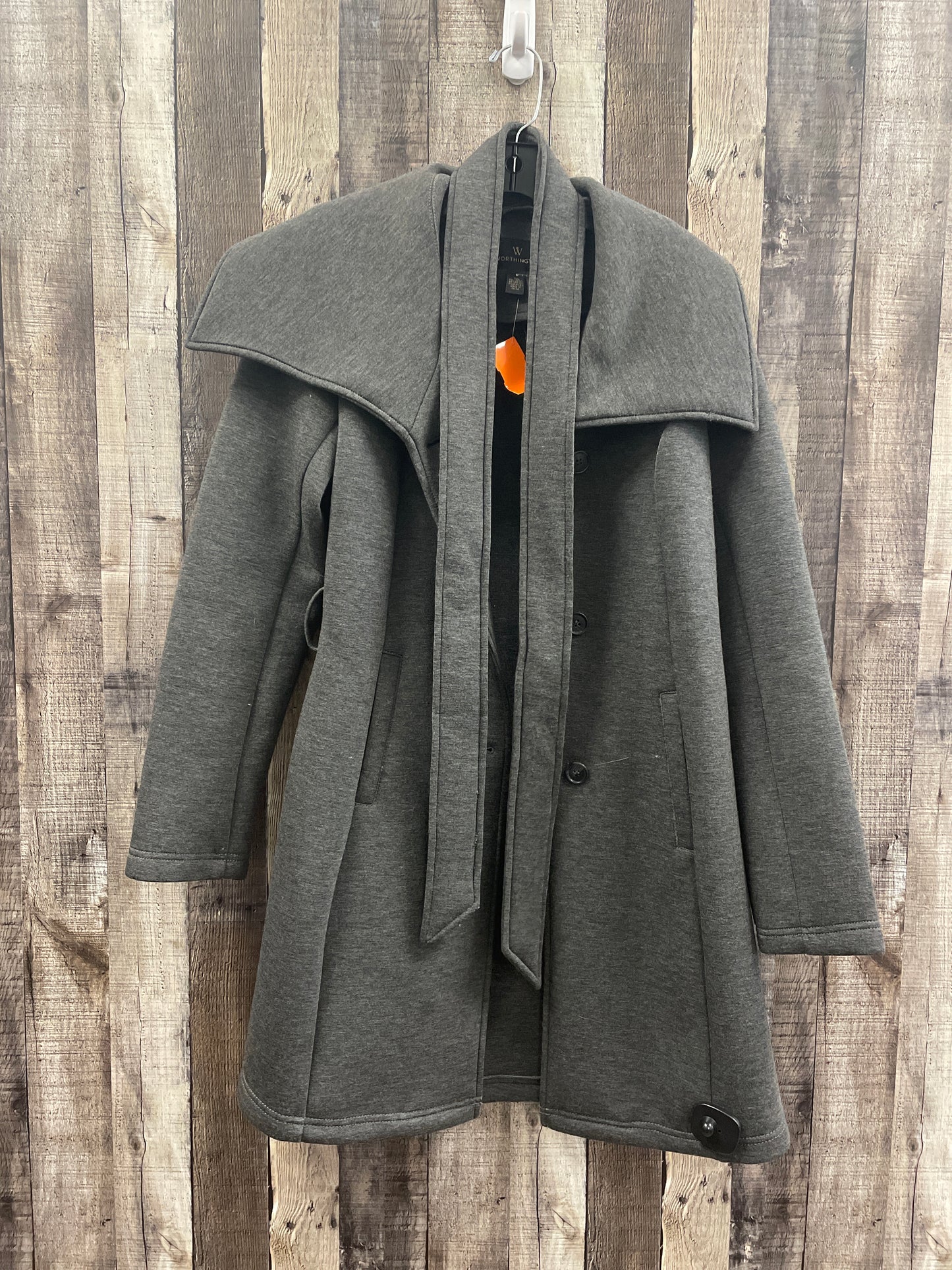 Coat Other By Worthington In Grey, Size: S