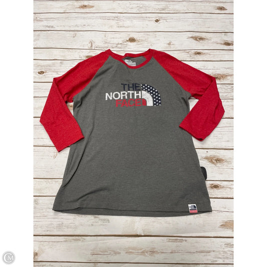 Top 2pc 3/4 Sleeve By The North Face In Grey, Size: M