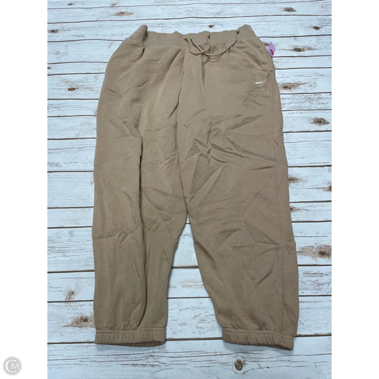 Athletic Pants By Nike Apparel In Brown, Size: Xl