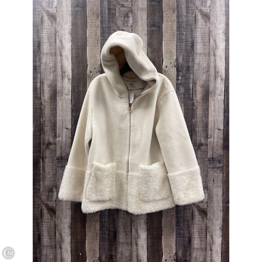 Jacket Faux Fur & Sherpa By Koolaburra By Ugg In Ivory, Size: M