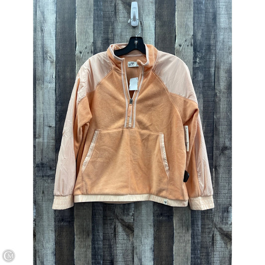 Jacket Fleece By Cme In Orange, Size: L