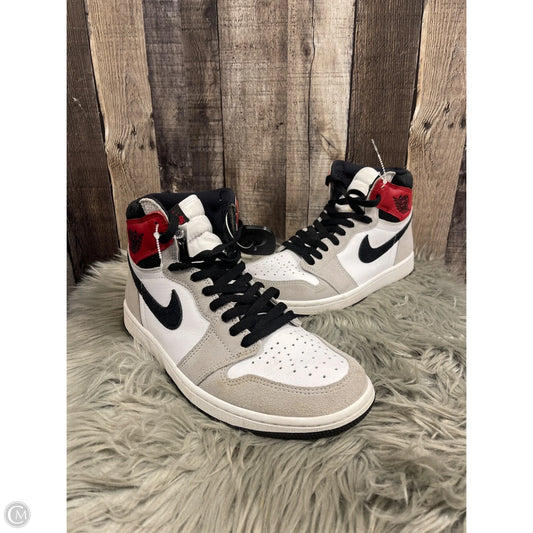 Shoes Athletic By Nike In Grey & Red, Size: 10.5