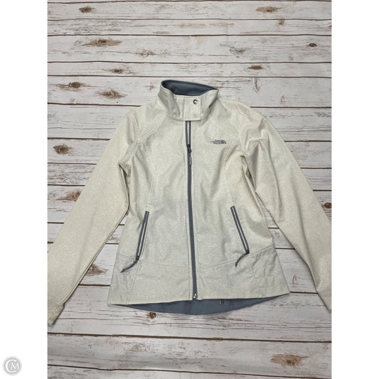 Athletic Jacket By The North Face In Cream, Size: S