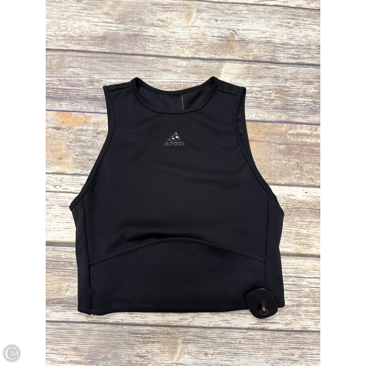 Athletic Tank Top By Adidas In Black, Size: S