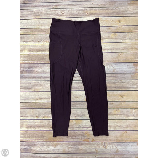 Athletic Leggings By Old Navy In Orange, Size: L