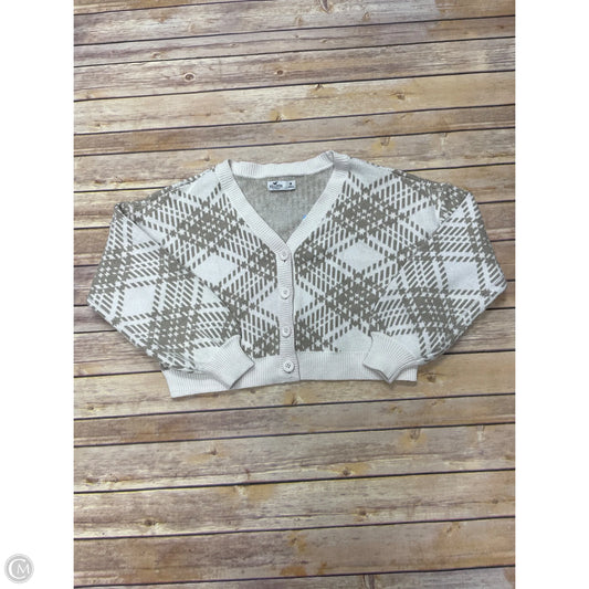 Sweater Cardigan By Hollister In Tan, Size: M