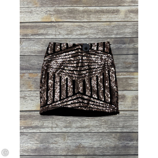 Skirt Mini & Short By Shein In Gold, Size: M