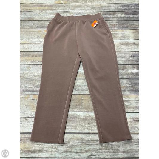 Athletic Pants By Flx In Tan, Size: L