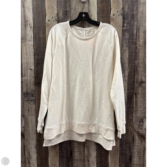 Sweatshirt Crewneck By Tek Gear In White, Size: Xl