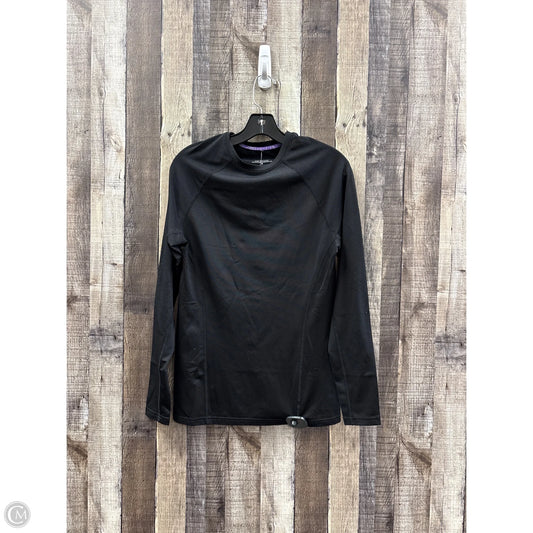 Top Long Sleeve By Cuddl Duds In Black, Size: S