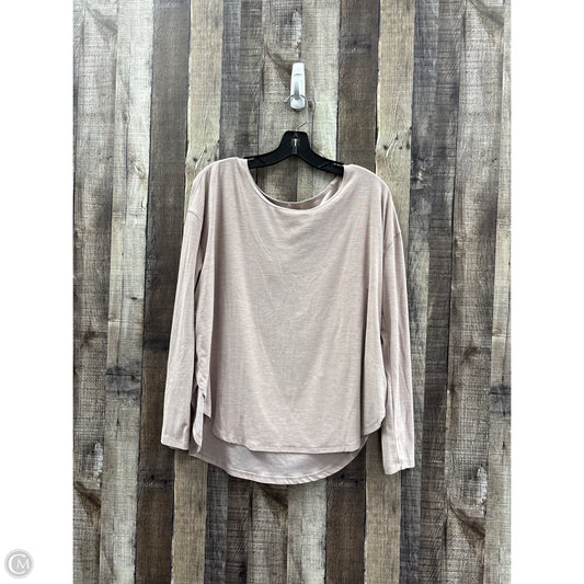 Top Long Sleeve By Old Navy In Pink, Size: M