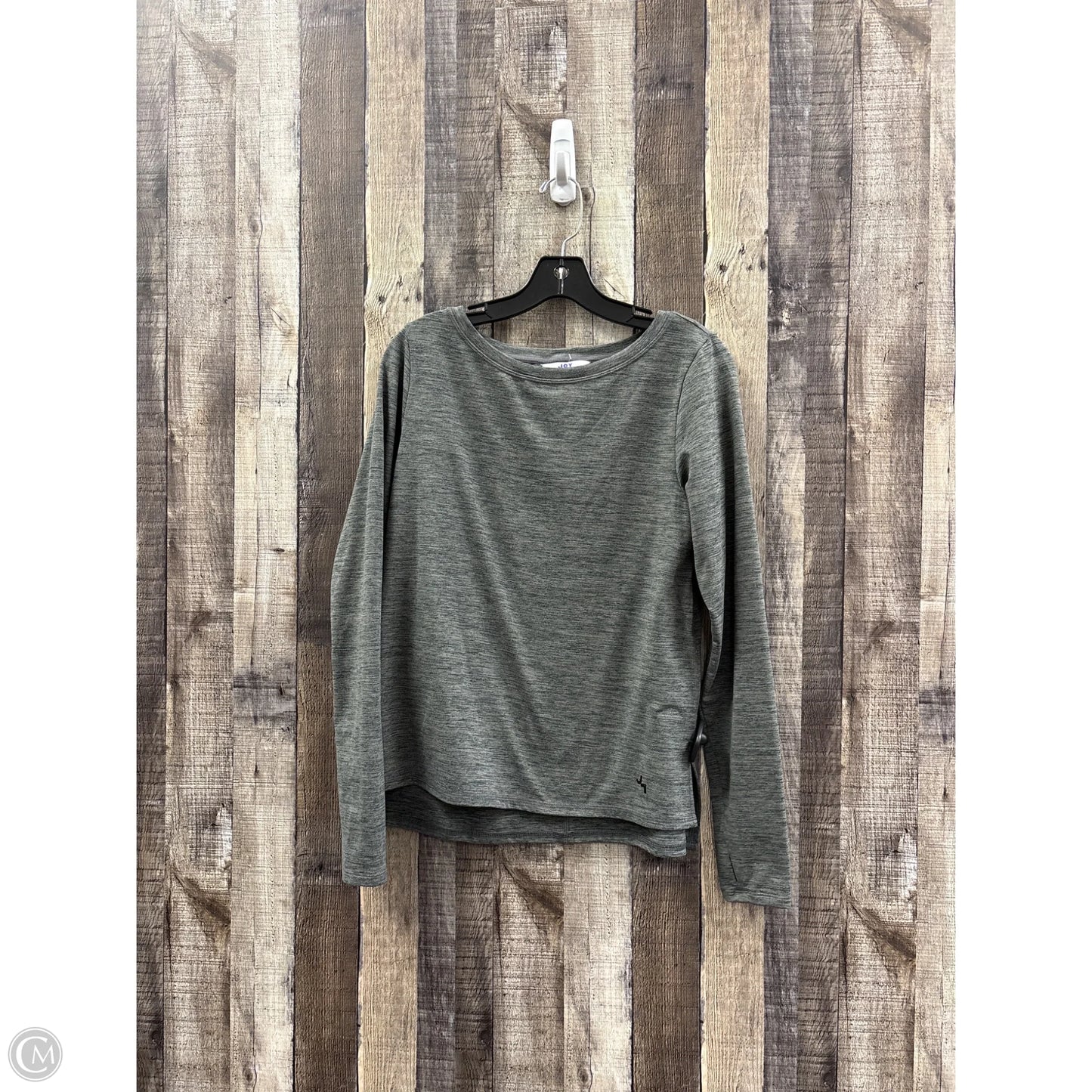 Top Long Sleeve By Joy Lab In Grey, Size: S