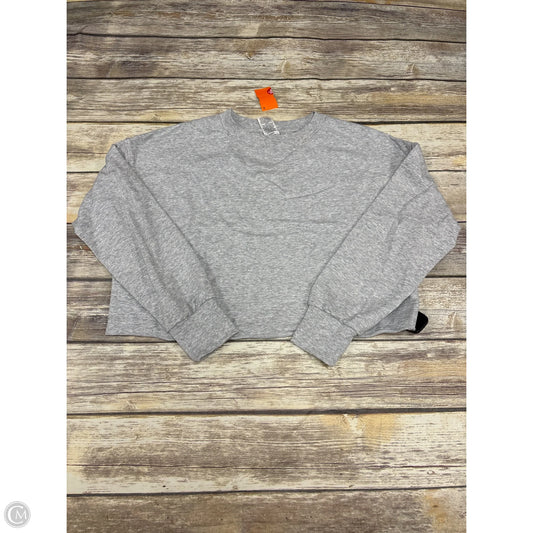 Sweatshirt Crewneck By No Boundaries In Grey, Size: S