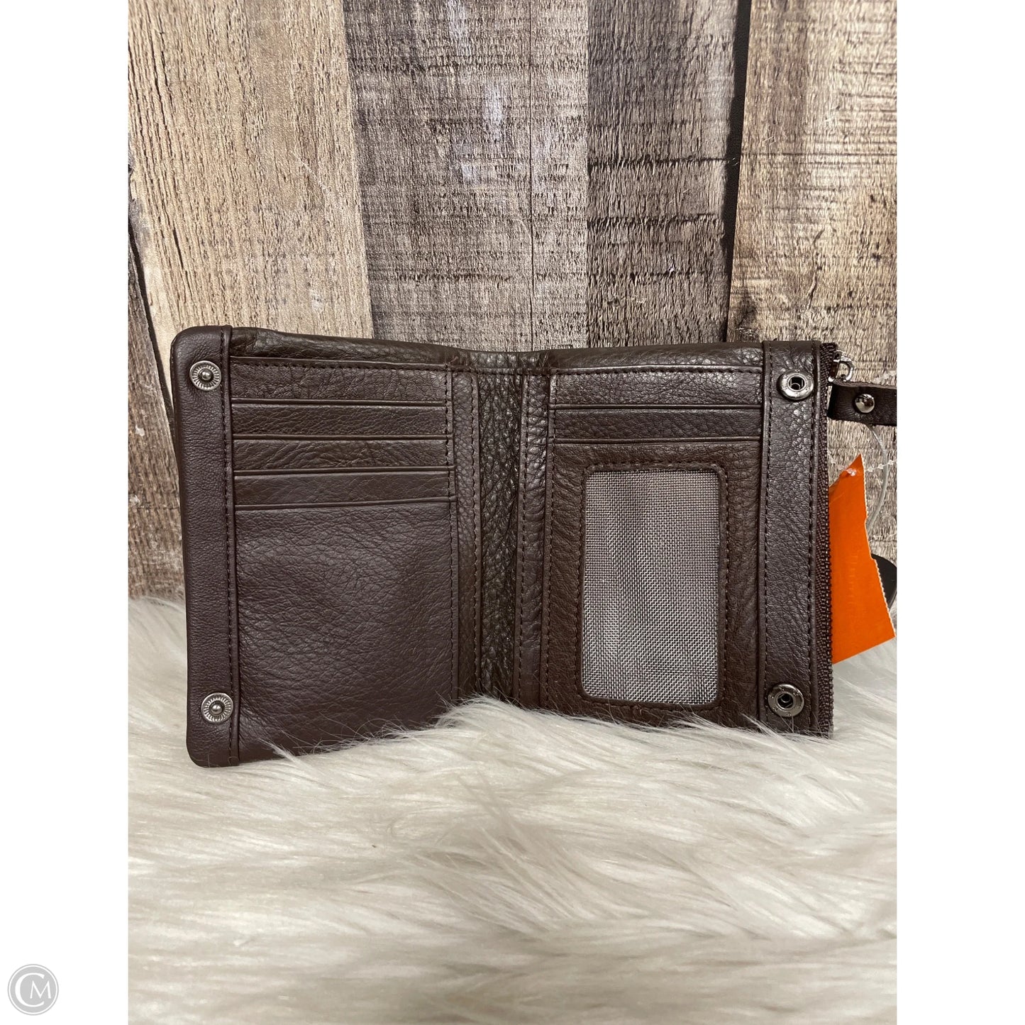 Wallet Leather By Cmb, Size: Medium
