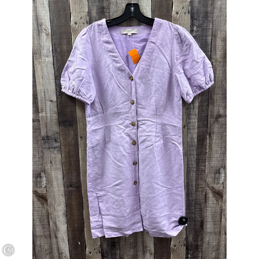 Dress Casual Short By Loft In Purple, Size: 6