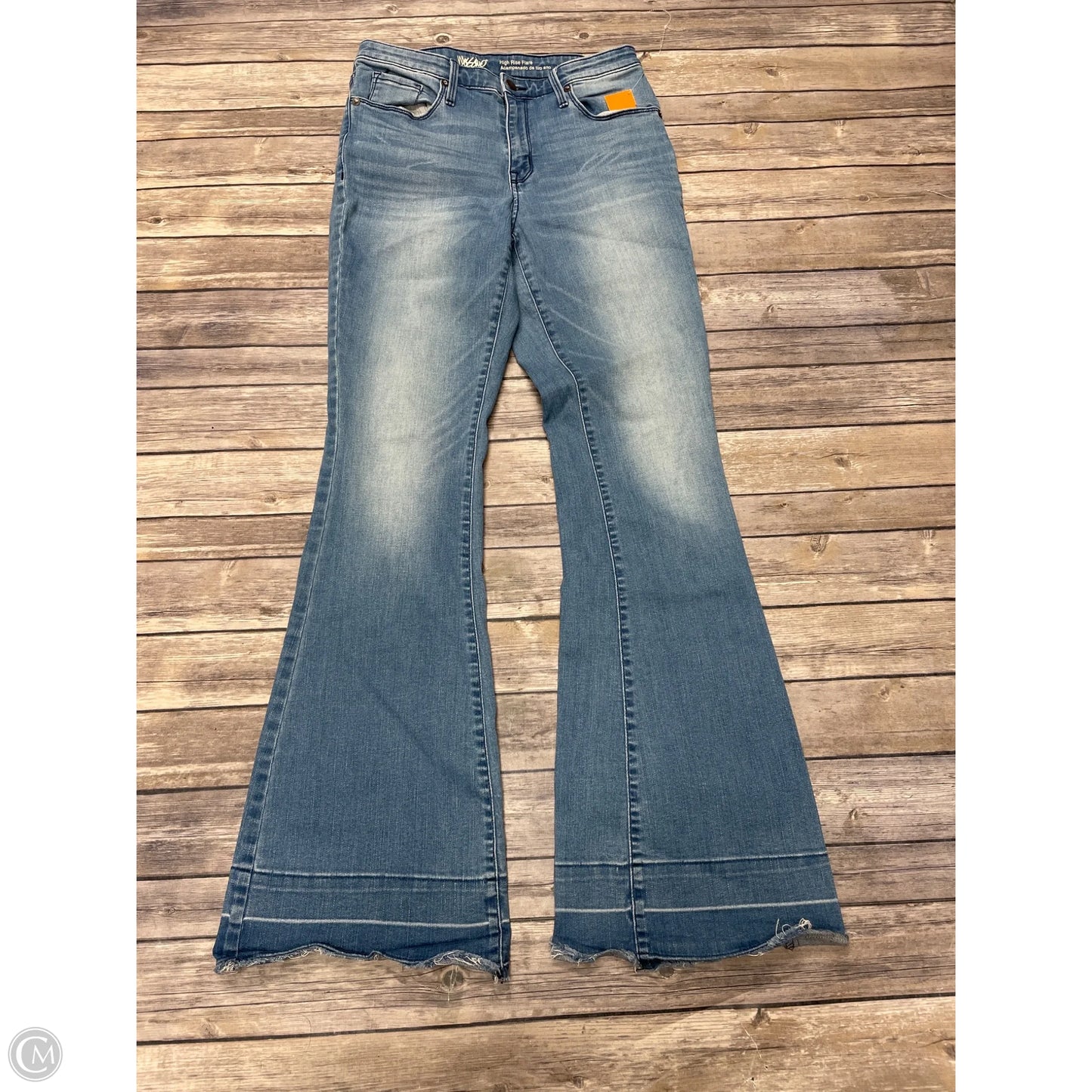 Jeans Flared By Mossimo In Blue, Size: 8