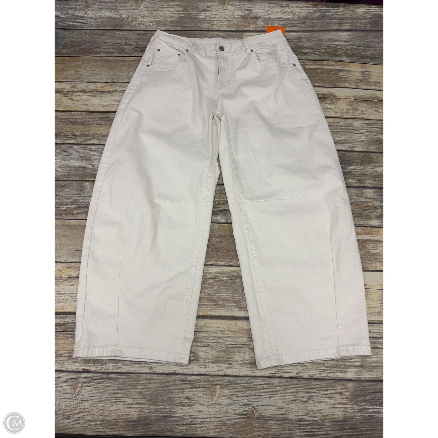 Jeans Straight By Cme In White, Size: 14