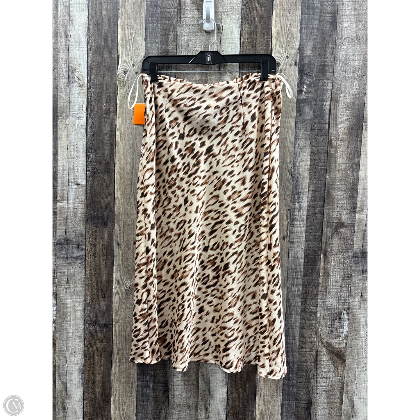 Skirt Midi By Cme In Animal Print, Size: L