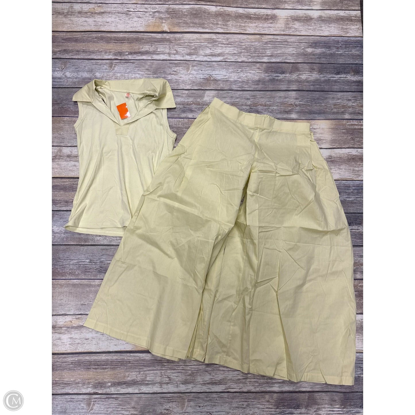 Lounge Set Pants By Mono B In Yellow, Size: M