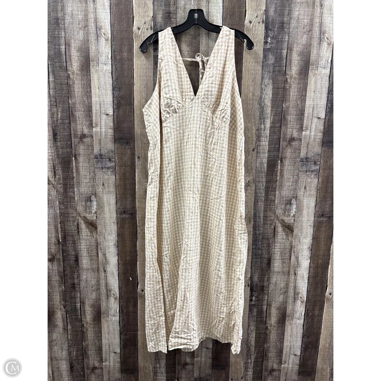 Dress Casual Maxi By Old Navy In Plaid Pattern, Size: 2x