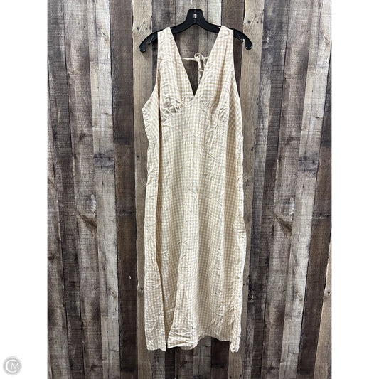 Dress Casual Maxi By Old Navy In Plaid Pattern, Size: 2x