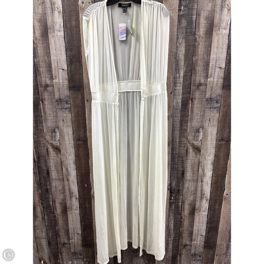 Swimwear Cover-up By Forever 21 In Cream, Size: 0x