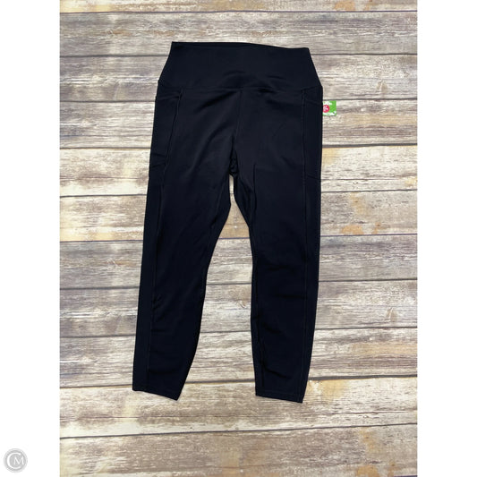 Athletic Leggings By Rbx In Black, Size: L