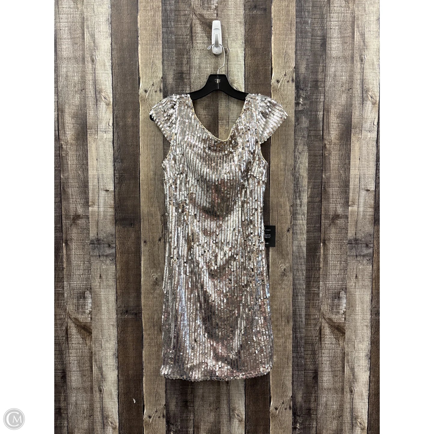Dress Party Short By Lulu In Silver, Size: M