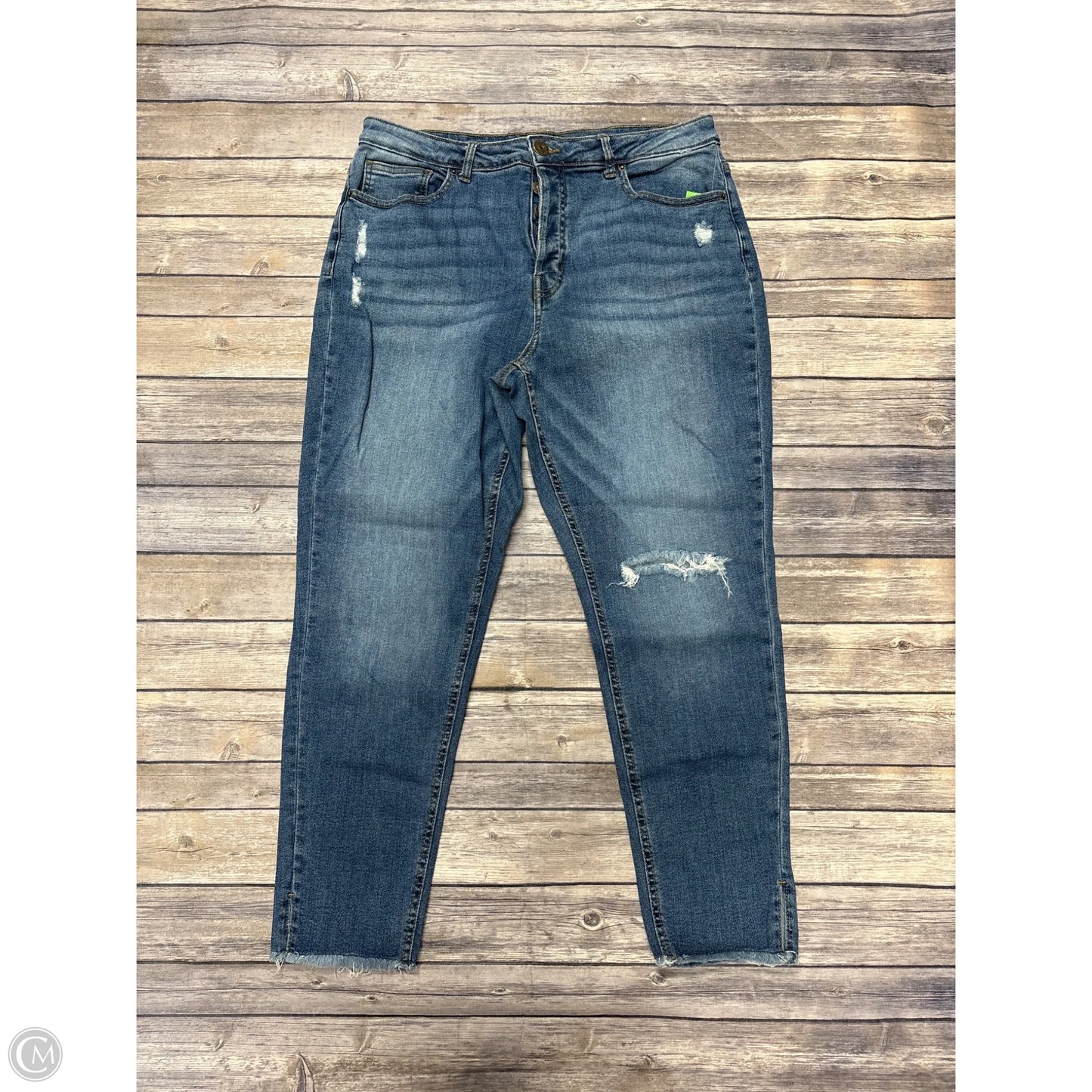 Jeans Straight By Stitch Star In Blue, Size: 14