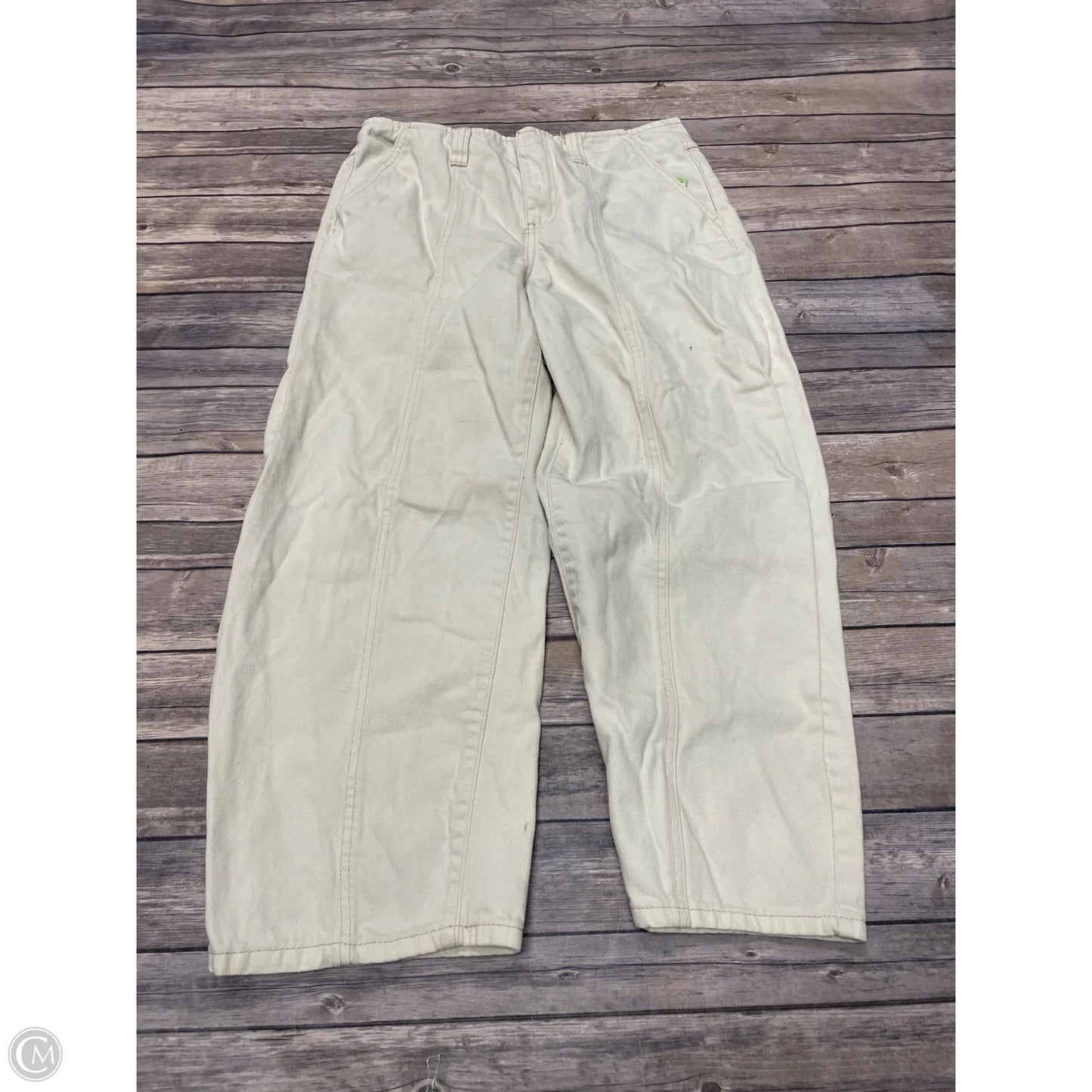 Jeans Wide Leg By Universal Thread In Cream, Size: 8