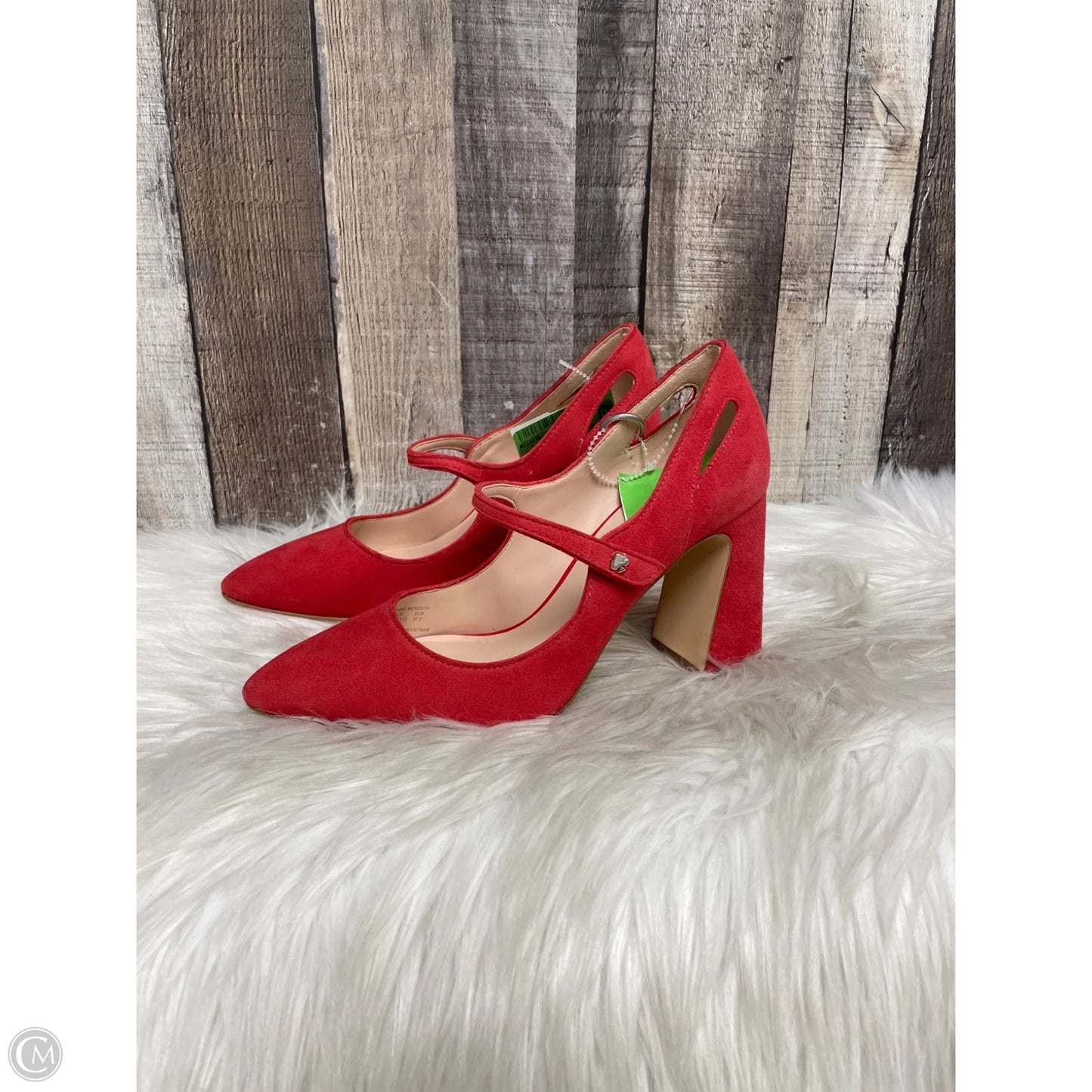 Shoes Designer By Kate Spade In Red, Size: 7
