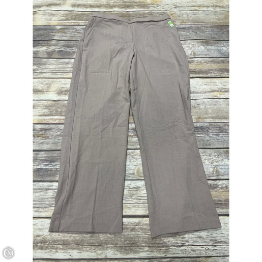 Pants Dress By Briggs In Tan, Size: 12