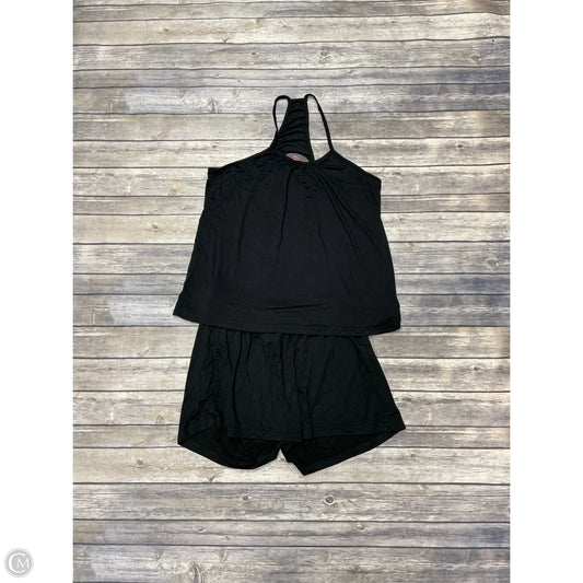 Pajamas 2pc By Cme In Black, Size: L
