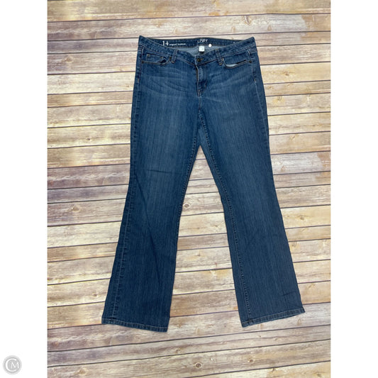 Jeans Boot Cut By Loft In Blue, Size: 14