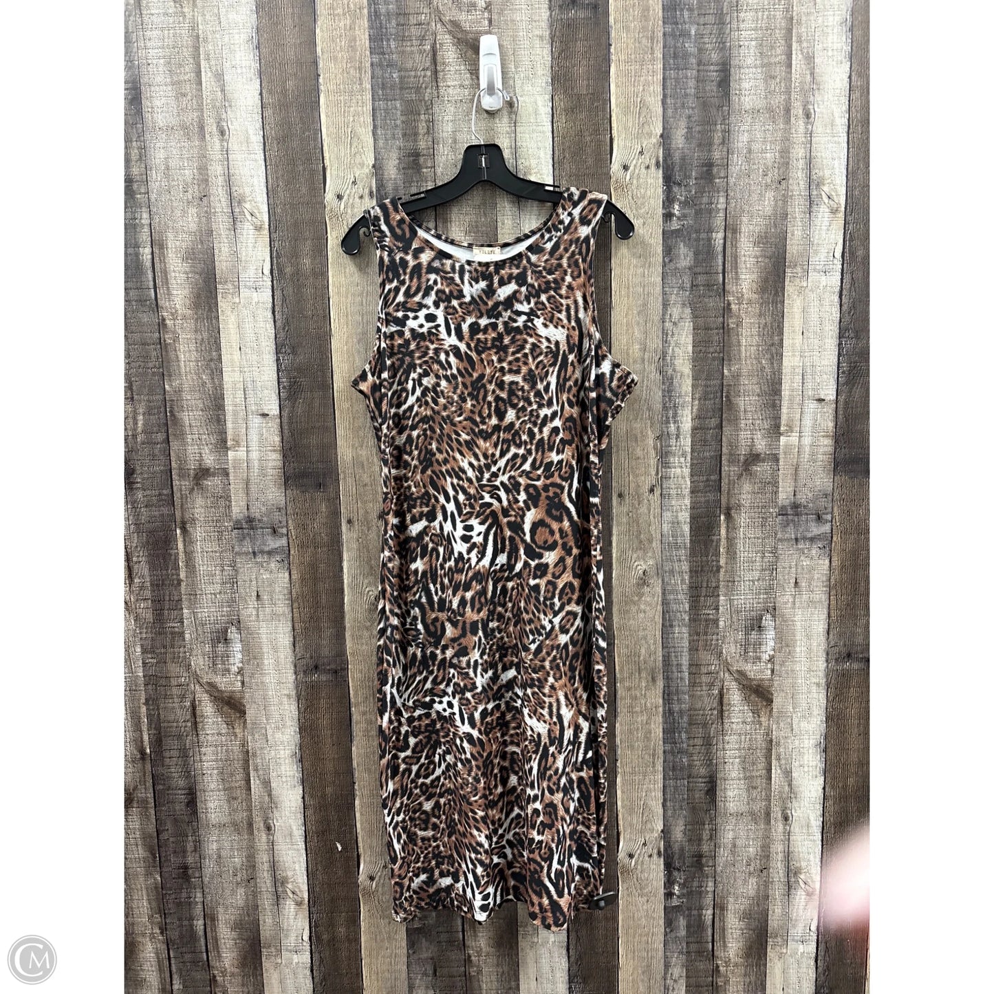 Dress Casual Maxi By Yelete In Animal Print, Size: 3x