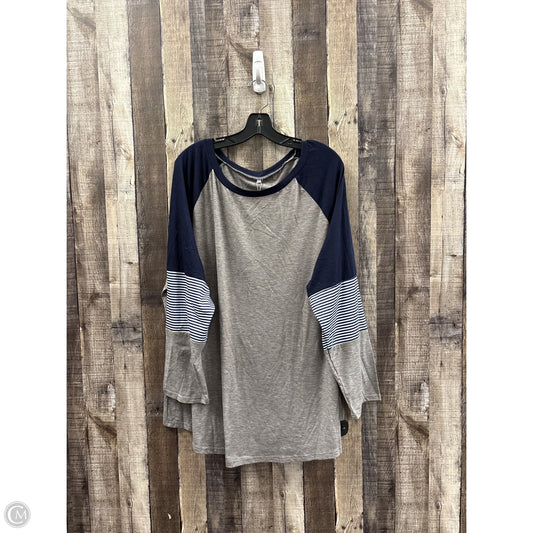 Top Long Sleeve By Cme In Multi-colored, Size: 26