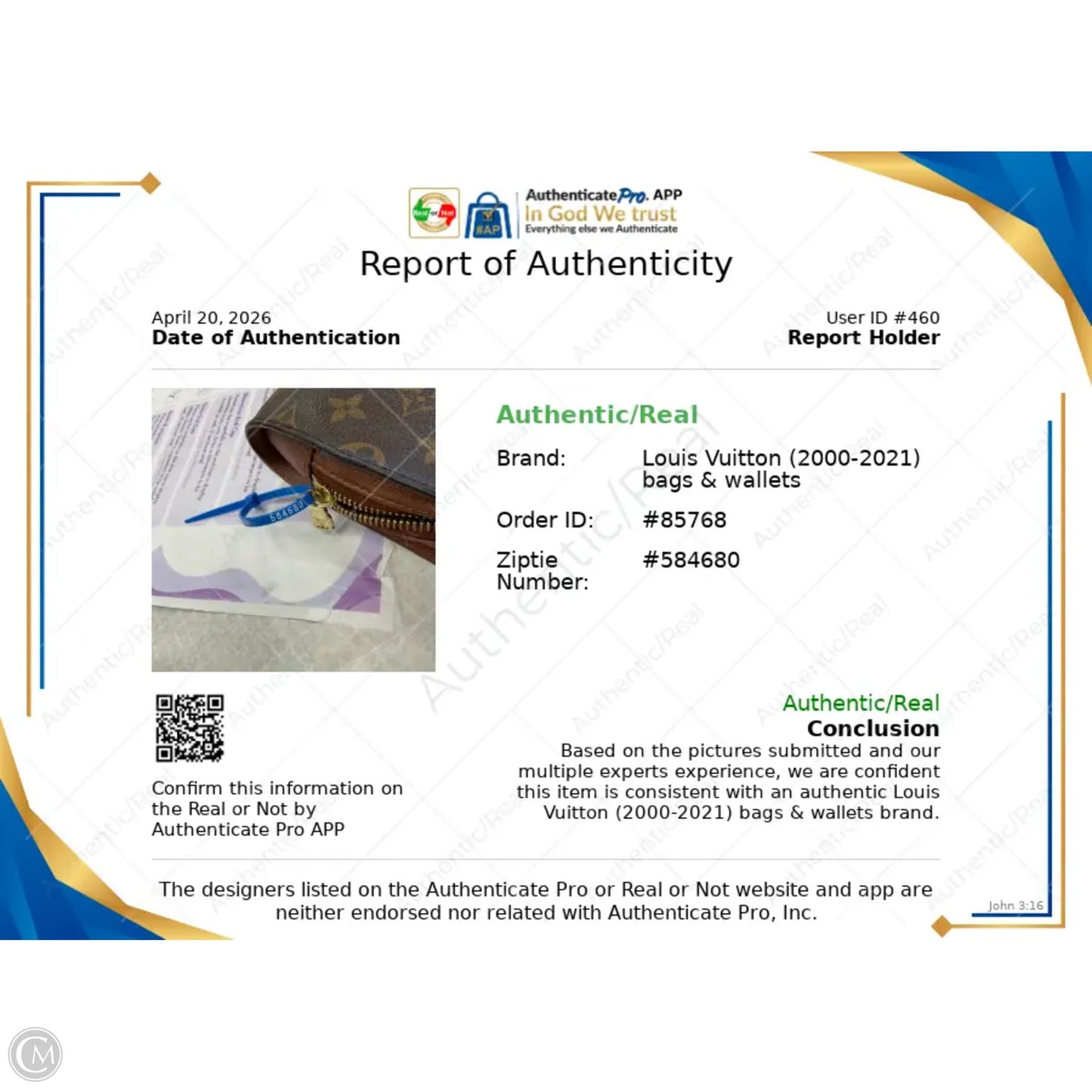 Wristlet Luxury Designer By Louis Vuitton, Size: Medium