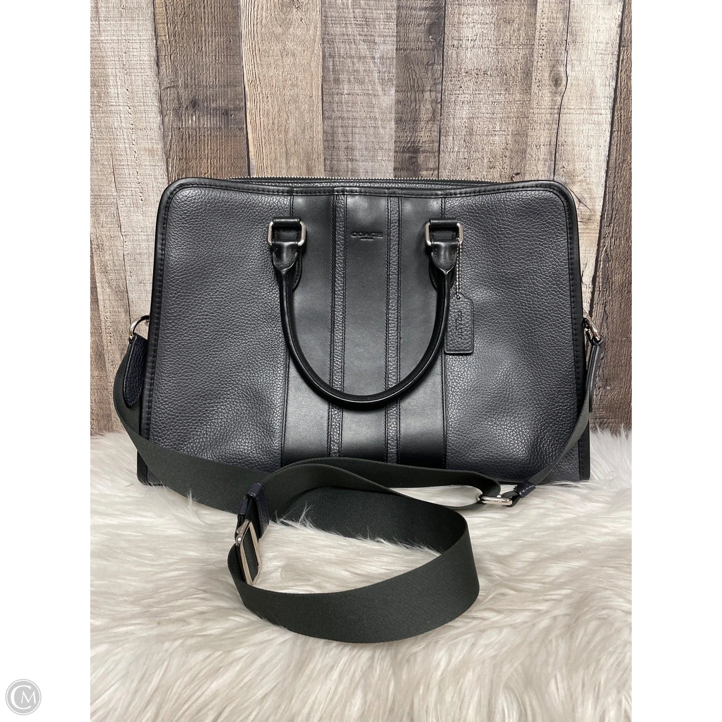 Laptop Bag Designer By Coach, Size: Large