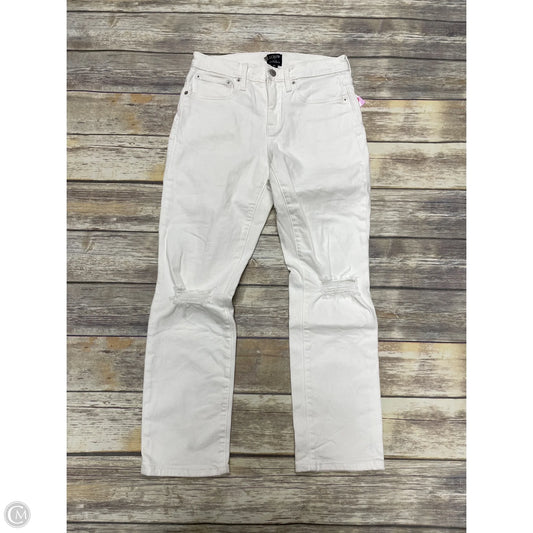 Jeans Boyfriend By J. Crew In White, Size: 2