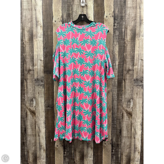Dress Casual Midi By Simply Southern In Floral Print, Size: Xxl