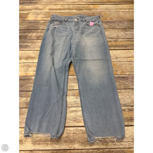 Jeans Boyfriend By American Eagle In Blue, Size: 14