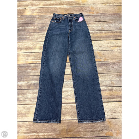 Jeans Straight By Levis In Blue, Size: 0