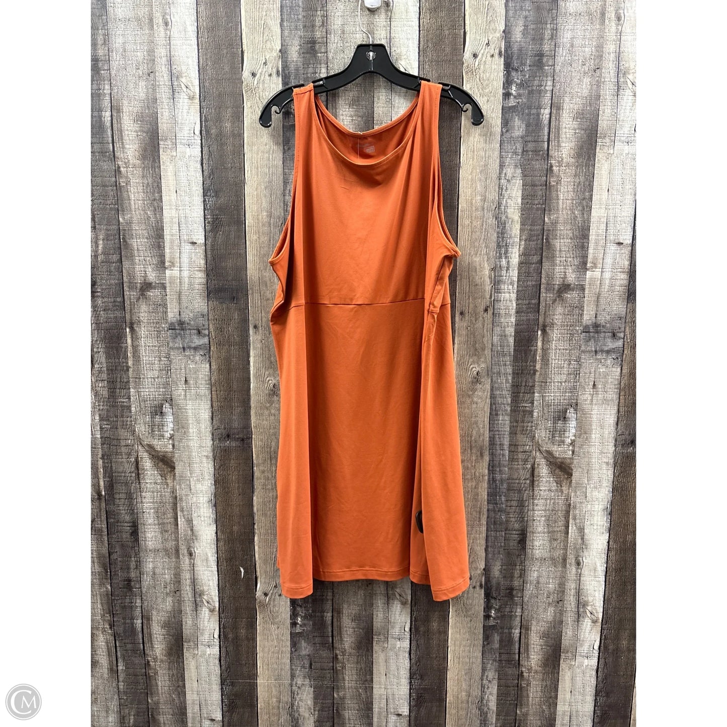 Dress Casual Short By Eddie Bauer In Orange, Size: 2x