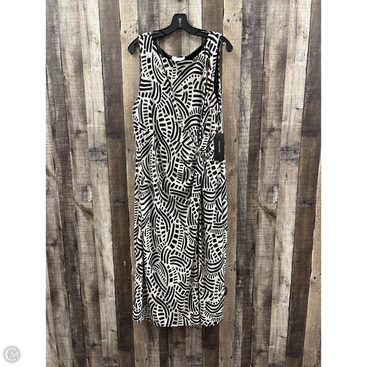 Dress Casual Midi By Gilli In Multi-colored, Size: 2x