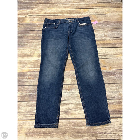 Jeans Straight By Zara In Blue, Size: 16