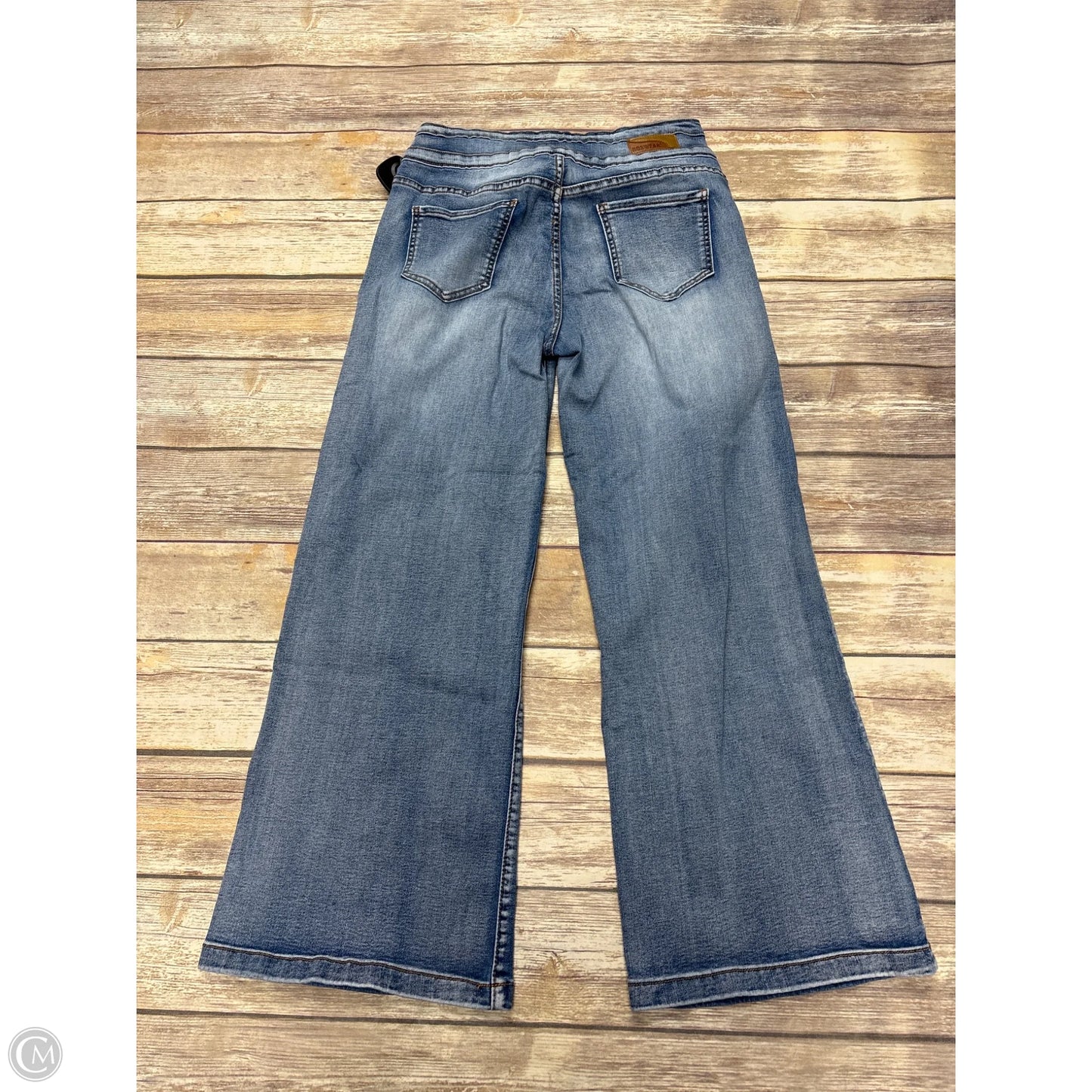 Jeans Wide Leg By Cme In Blue, Size: L
